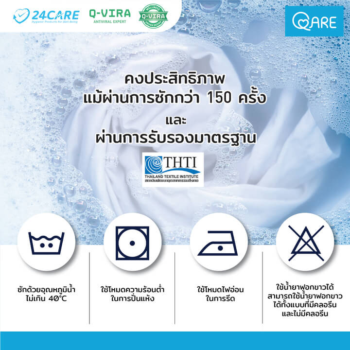 QARE ปลอกหมอนข้าง Premium สีขาว Snow White - Image 5